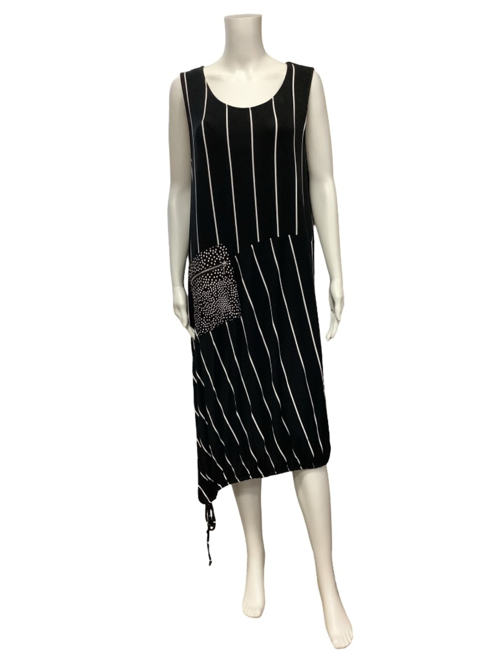 Liv Dress Maxi Tank Stripe Print Size: L